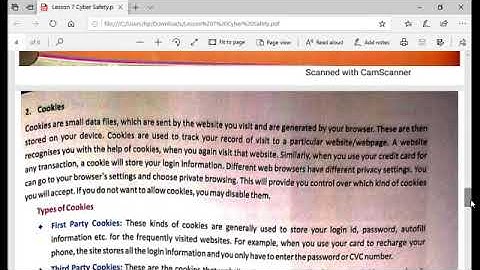 CBSE Class 9 Computer Applications (Cyber safety Part2)