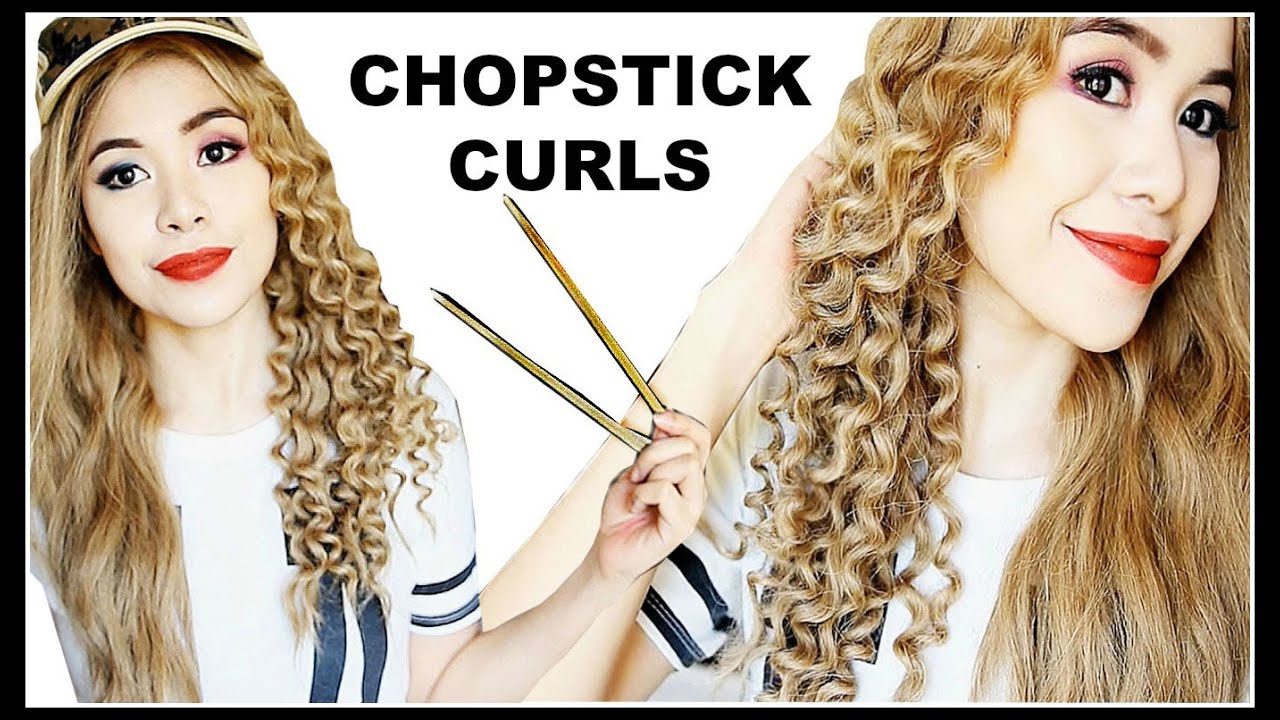 Creative Hairstyles  Chopstick Curls Tutorial  Milabu  YouTube