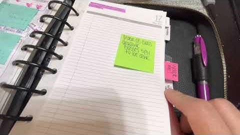 THIS WEEK’s PLANNER SPREAD: Franklin Covey Tyler Binder