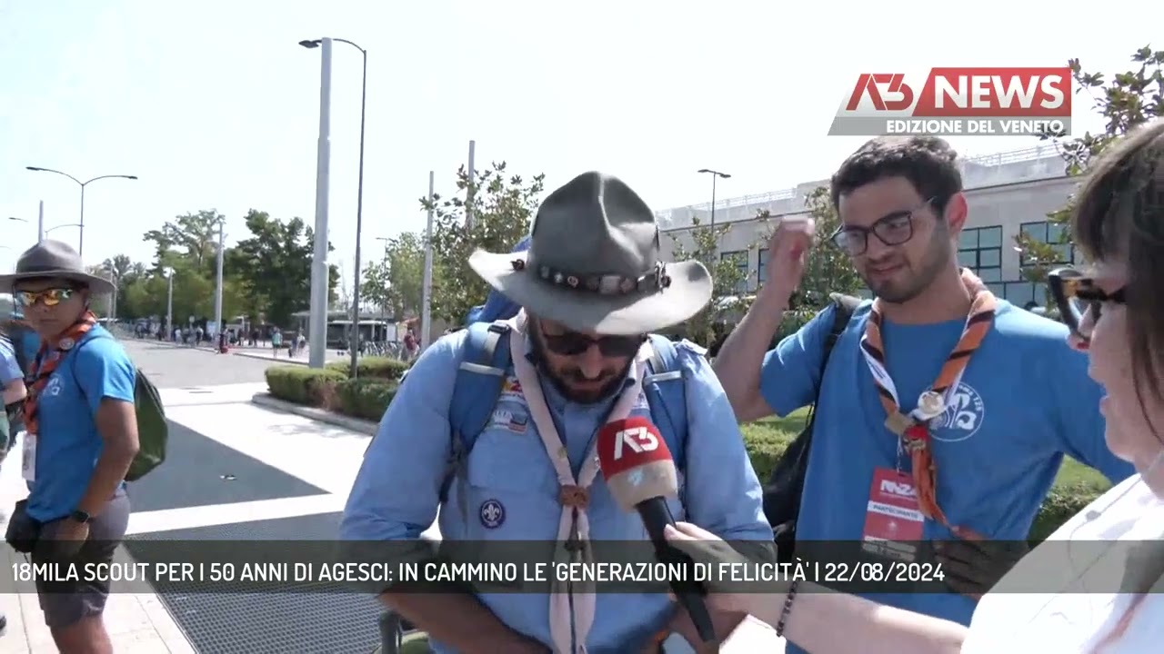 18MILA SCOUT PER I 50 ANNI DI AGESCI: IN CAMMINO LE 'GENERAZIONI DI FELICITÀ' | 22/08/2024