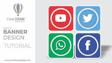 Creating Social Media Icons   Digital Graphics   Tutorial   Coreldraw for Beginners