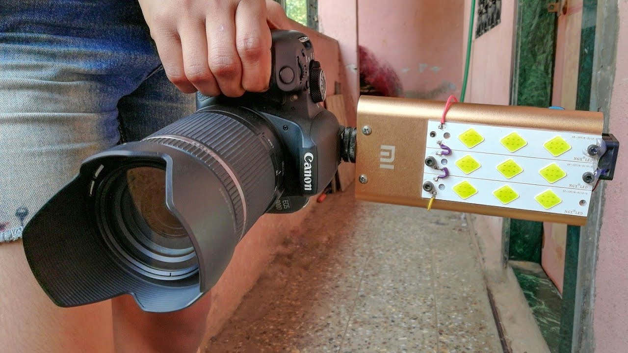 How i made my camera light YouTube