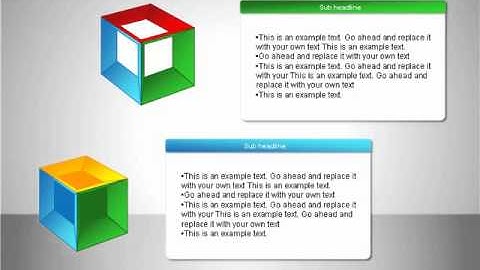 3D Cubes Collection for PowerPoint
