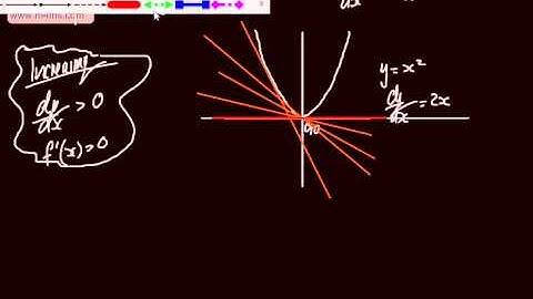 Core 2 -  Differentiation (1) - Increasing and Decreasing Functions