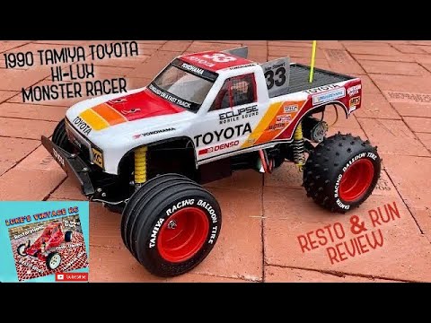 ホビーラジコン TAMIYA TOYOTA HI-LUX MONSTER RACER 1/10 Rc Hi Lux Monster Racer Kit Rb886 / Tamiya USA
