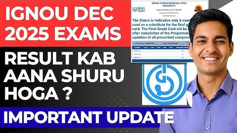 🤯 IGNOU Result Update December 2025 Exam | IGNOU Result kab aayega december 2025