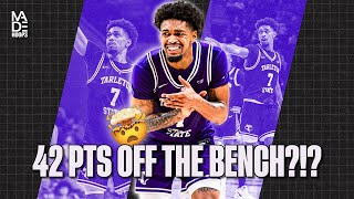 Dior Johnson Again 42 Pts Off The Bench Vs Baylor?? Career Game