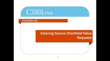 Entering Source Chartfield Value Requests