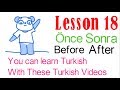 Learn Turkish Through Turkish Lesson 18 - Directions (Part 2)