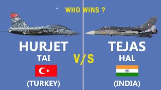 Comparison of Hurjet (Turkey) vs Tejas (India) : Specifications, Speed, Weapons, Price.