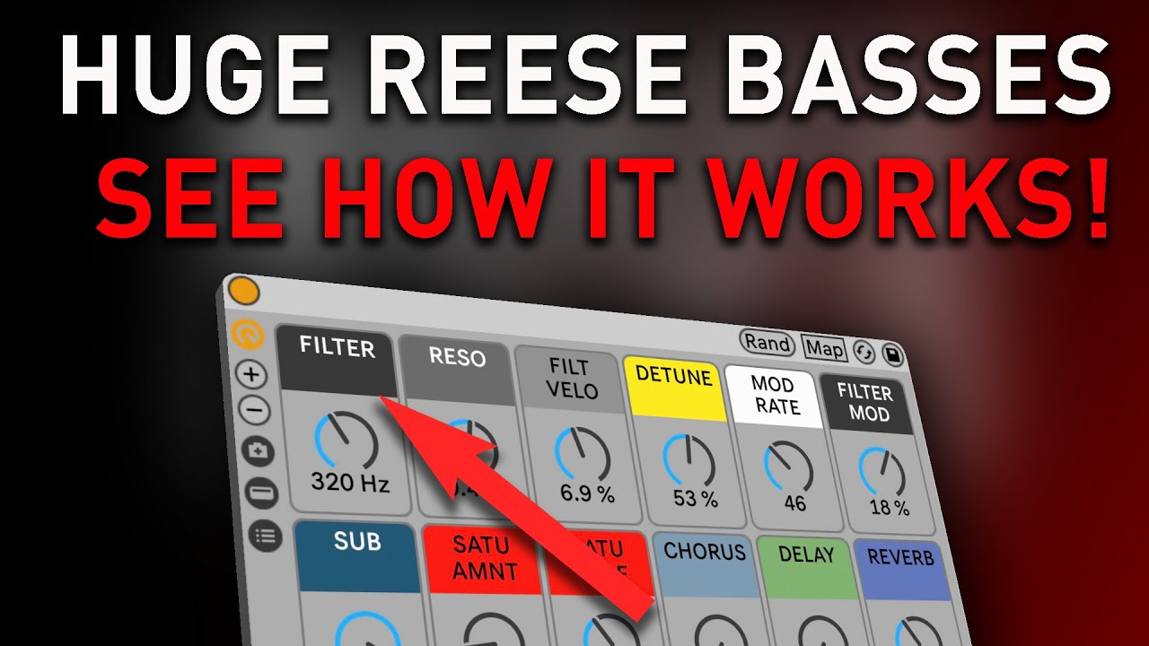 How To Make Reese Bass in Ableton Live With This Rack! - YouTube