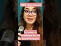 #interview #storytime #entryleveljob #shortvideo