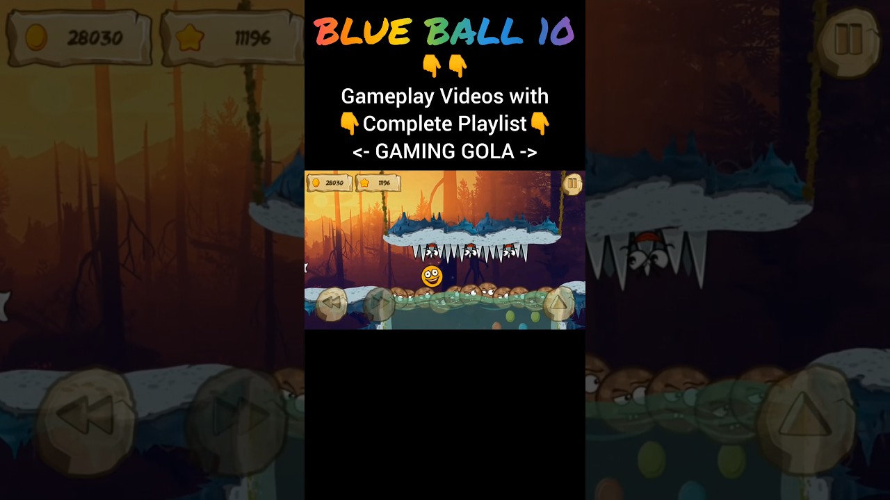BLUE BALL 10 with RED BALL HERO ADVENTURE 