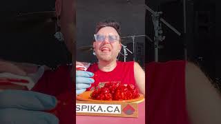 100 Carolina Reaper Chilli Peppers! Eating 100 Carolina Reapers at Giantstock 2024 #spicyfood