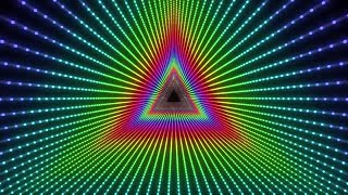Triangle Colorful Tunnel Stock Motion Graphics