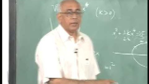 Mod-01 Lec-03 Dynamics in phase space