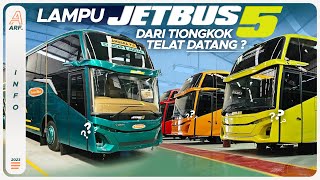 Antrian JETBUS 5 Makin Panjang Gara-gara Impor LAMPU Tersendat ?