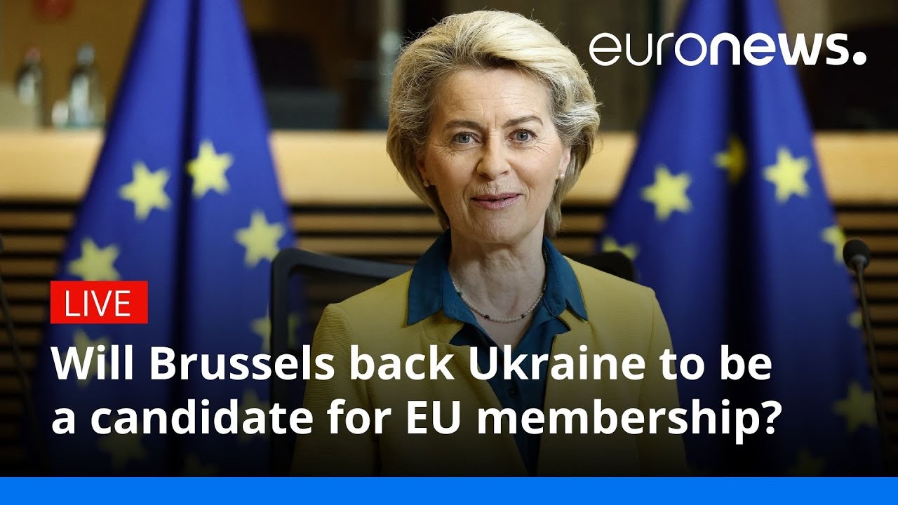 Brussels backs Ukraine as a candidate for EU membership - YouTube