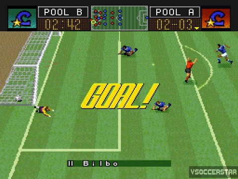 Capcom’s Soccer Shootout (SNES). All-Stars Game