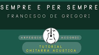 Sempre e per sempre - Tutorial Chitarra Accordi (F. De Gregori)