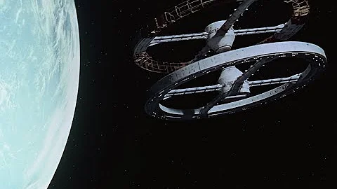 2001: A Space Odyssey (1968) - 'The Blue Danube' (waltz) scene [1080p]