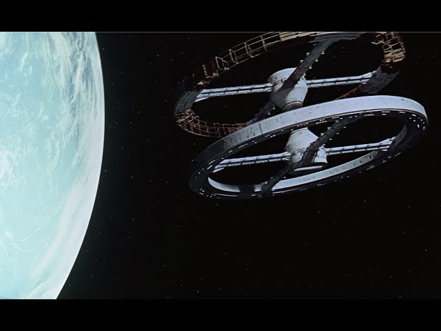 2001: A Space Odyssey (1968) - 'The Blue Danube' (waltz) scene [1080p] class=