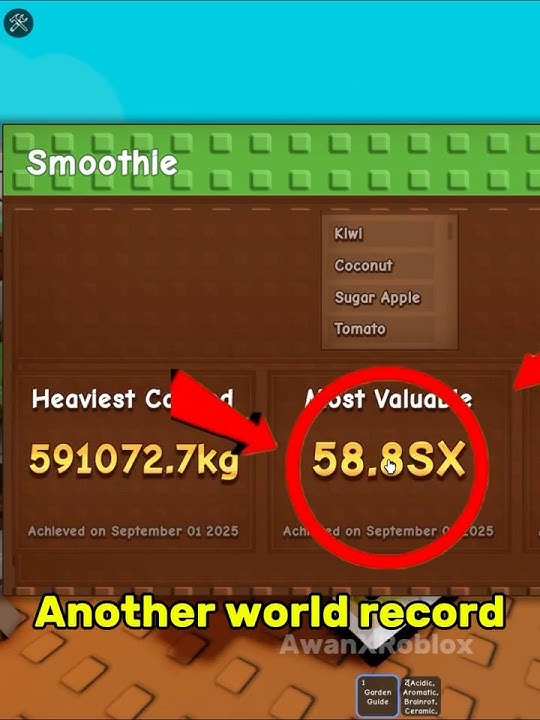 Another world record #roblox #growagarden