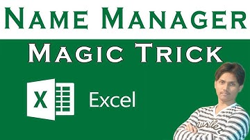 How To Use Name Manager In Microsoft Excel 2007, 2010, 2013