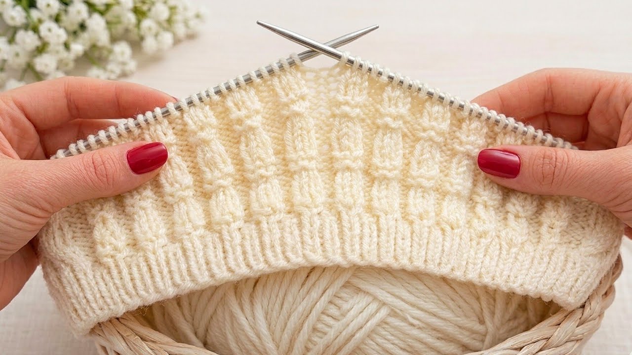 Quickest Knitting Wow! 🎯🎯🎯 The Easiest and Fastest Knitting Stitch Ever! So Beautiful ...