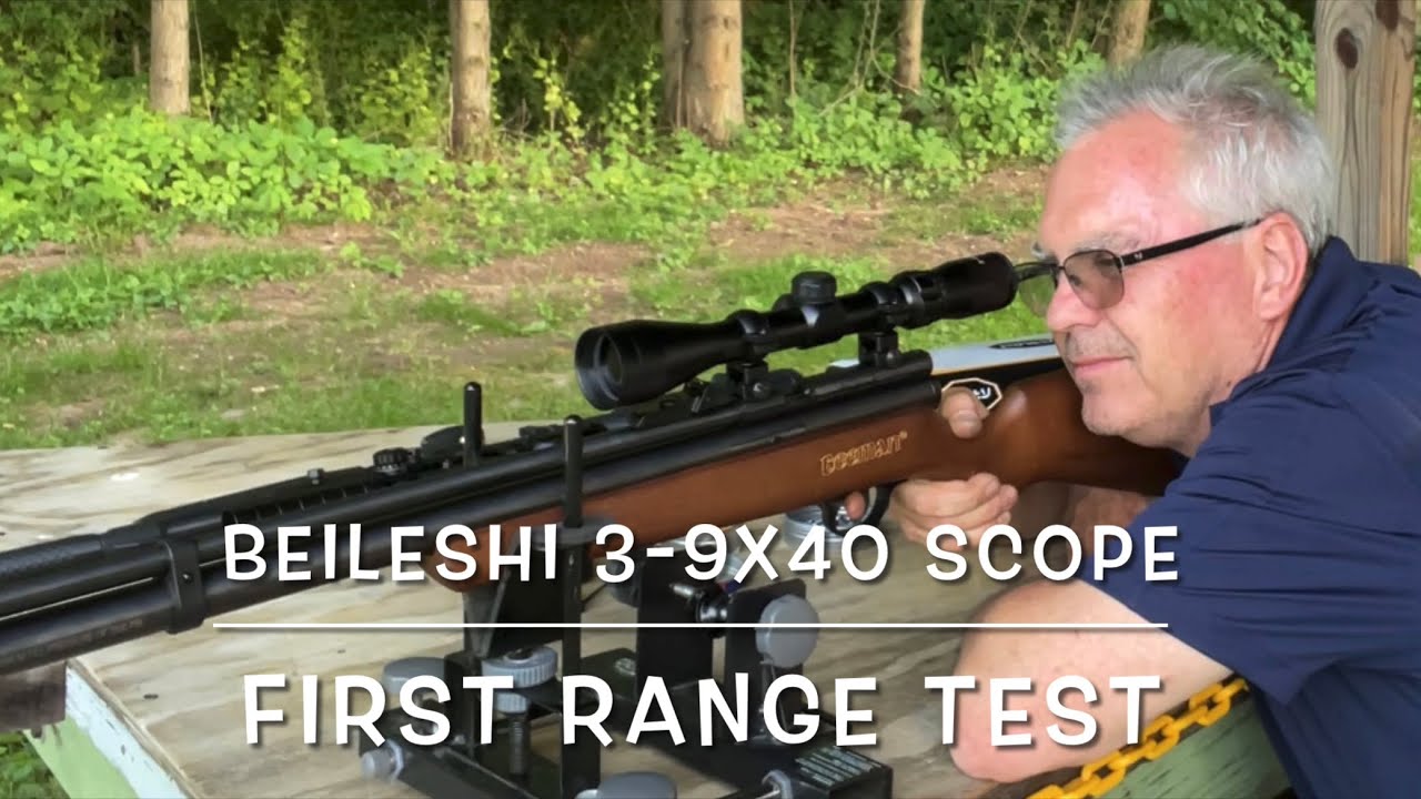 Beileshi 3-9x40 first range trip on my Beeman QB Chief cheapest scope ...