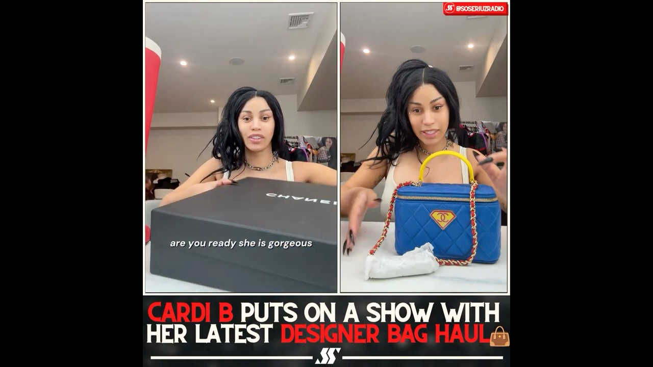 CARDI B STUNS FANS WITH A MASSIVE DESIGNER BAG HAUL FLEX!