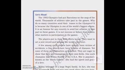 6th std- English- Lesson-6 Where There is a Will, There is a Way (Part-1)