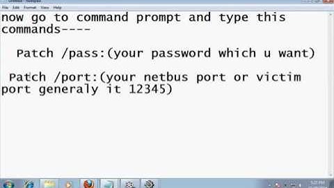 how to hack a computer using netbus 1 7 Trojan step by step