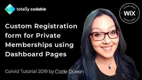Wix Sign Up for for Private Memberships using a Private Form on Wix Dashboard Pages