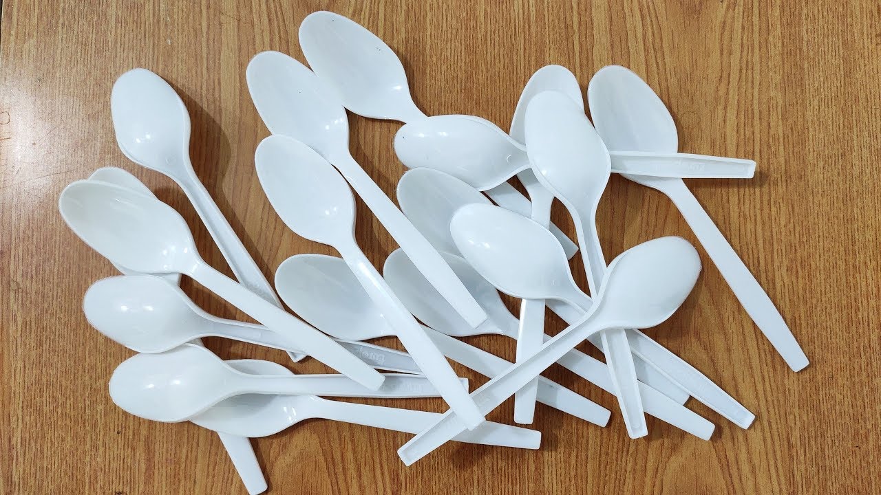 Plastic spoon craft idea Best out of waste Plastic spoon reuse idea