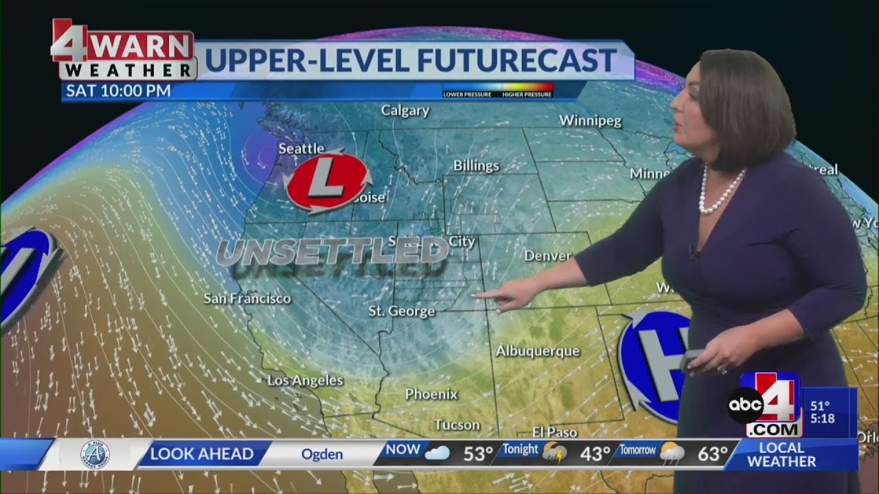 Unsettled and cool weather conditions continue across the Beehive state ...