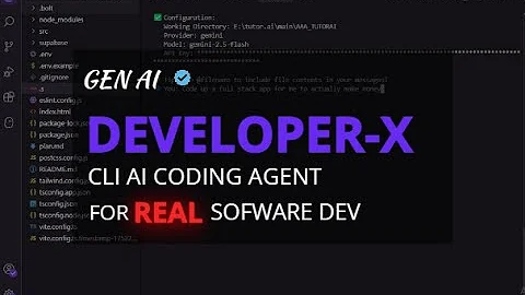 DEVELOPER-X | NEW AGENTIC AI CODER CLI IS AMAZING!