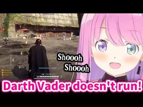 Luna doesn't want Darth Vader to run 【Hololive】
