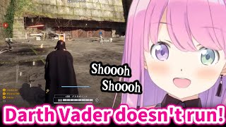 Luna doesn't want Darth Vader to run 【Hololive】