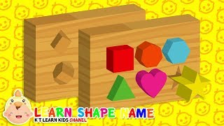 Colors & Shapes For Children Color Tracks Shapes Wood Wooden Shapes Circle Square Heart Pentagon