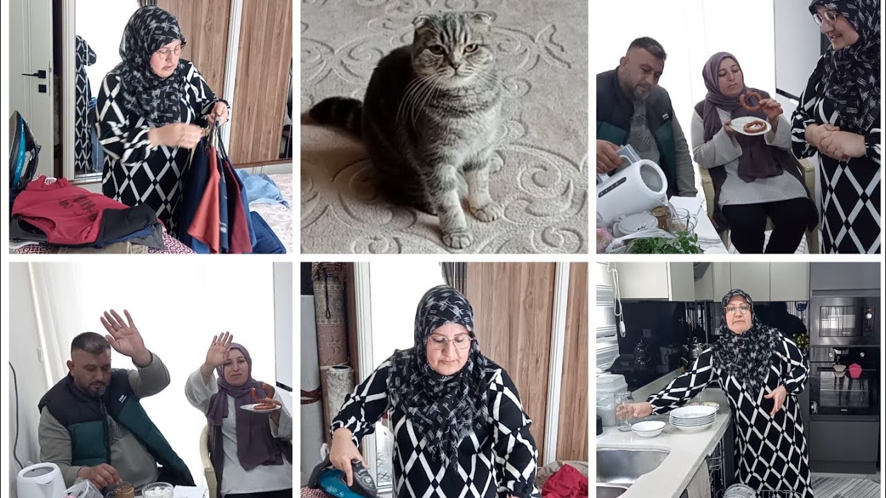 BACIM VE NAİL GELDİLER‼️NAİL KAÇ TATLI YEMİŞTİR😃RAMAZAN GELMEDEN ÜTÜLERİ BİTİRDİM💯PAZAR ALIŞVERİŞİM👏