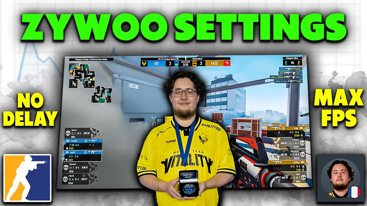 Zywoo's Top 5 CS2 SETTINGS That Will Make You a PRO - YouTube