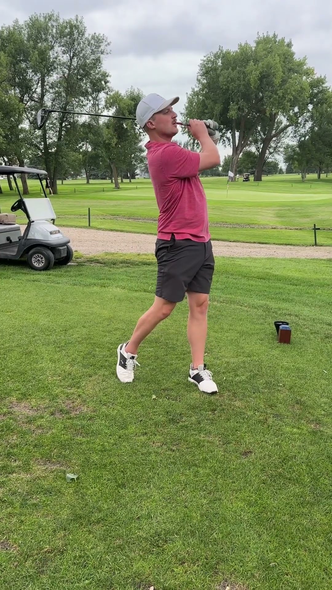 My first time golfing in Mexico: