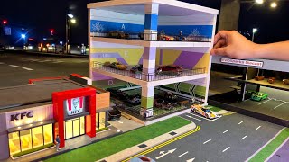 How to Assemble 3 Level Car Park Garage 1/64 Diorama | Hotwheels Diorama