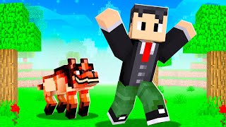 LOKIS CORRENDO DO CACHORRO BRAVO NO MINECRAFT