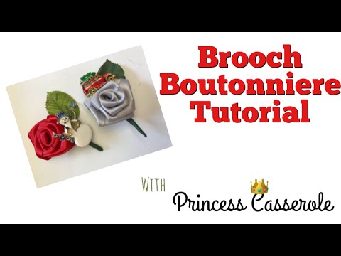 How to make a brooch boutonniere (2018)