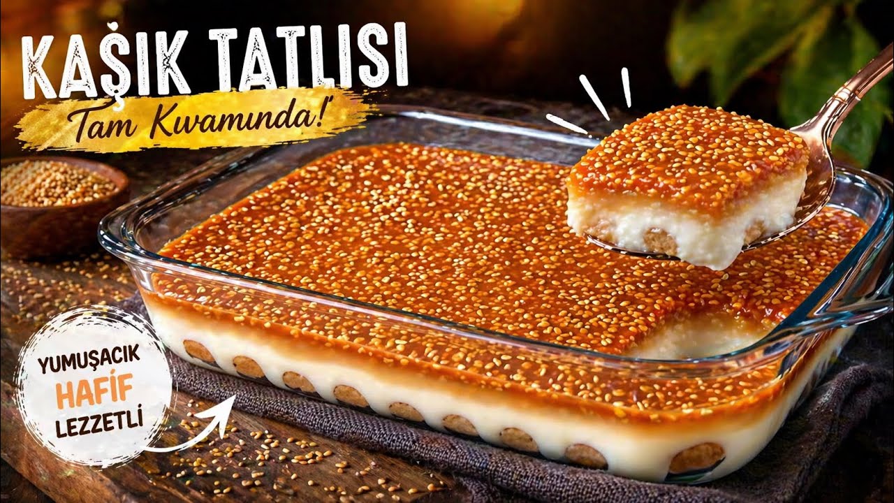 Kaşık Kaşık Yedirten Tatlı! Fırın Yok, Şerbet Yok, Herkes Tarif İsteyecek 😍