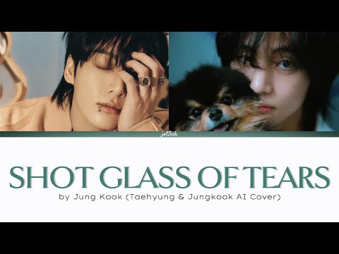 'Shot Glass of Tears' by Jung Kook (Taehyung & Jungkook AI Cover) Color Coded Lyrics