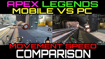 Apex Legends Mobile Gameplay - Mobile vs PC Movement Speed comparison part 2
