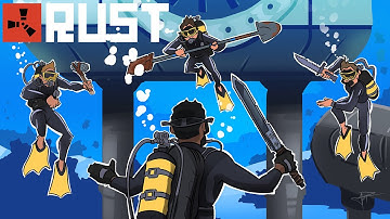 Rust - We CONTROLLED the UNDERWATER LABS (Trio Survival)